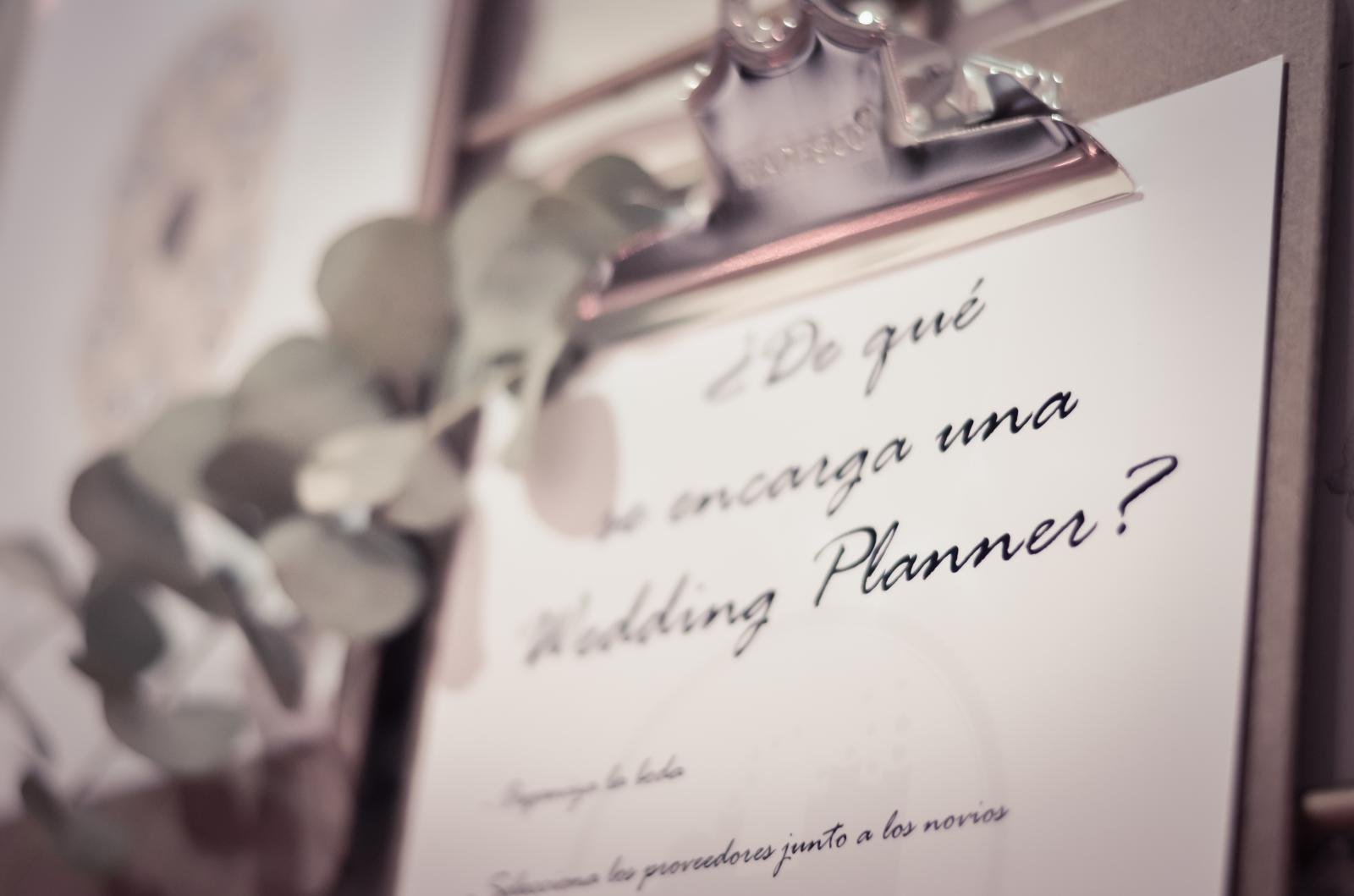 Por qué contratar una wedding planner